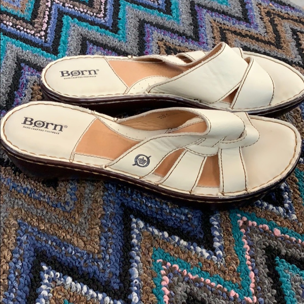 Born leather sandals
